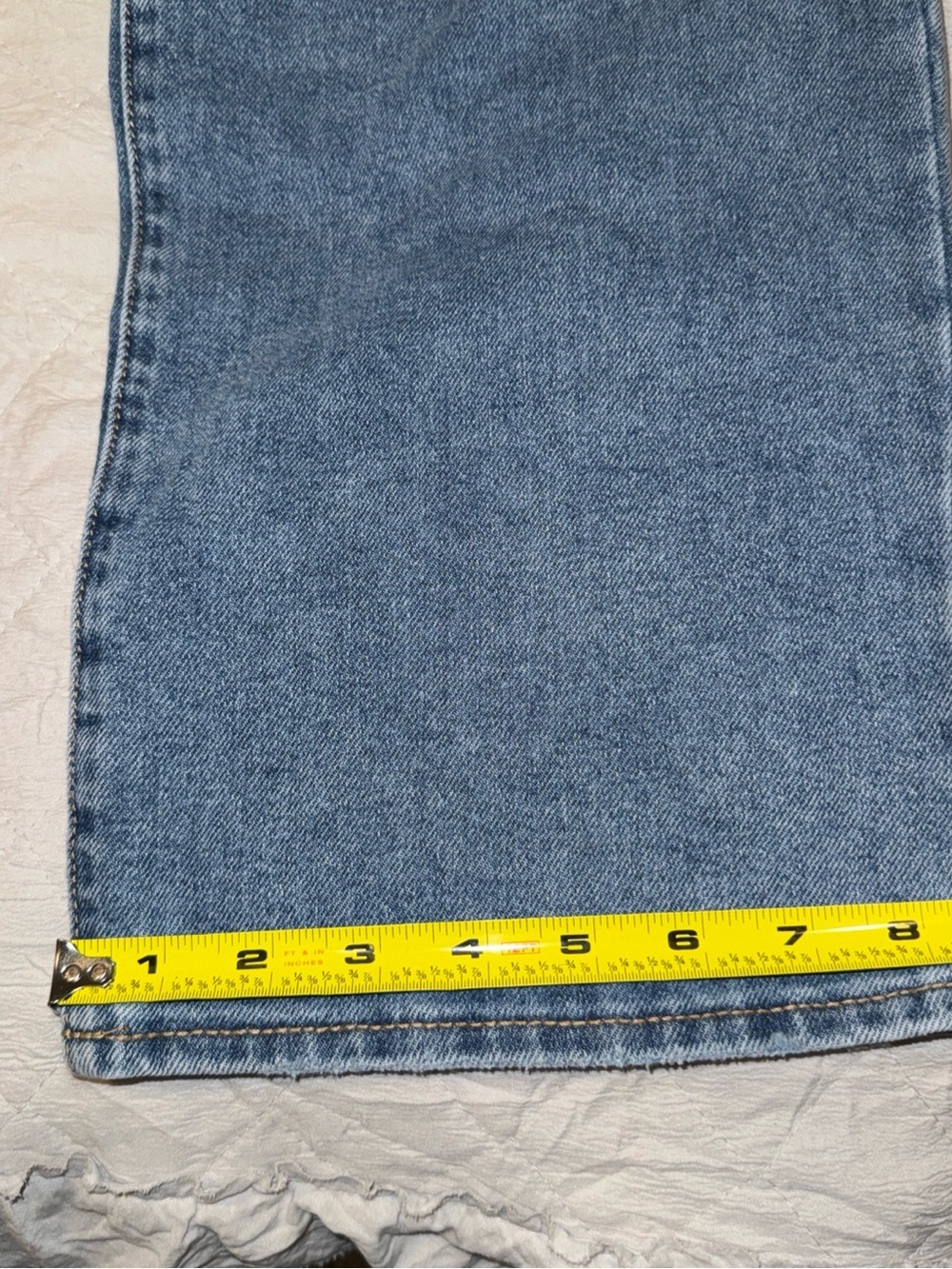 Edited High-Rise Loose Straight Leg Women's Jeans - Light Blue - Picture 2 of 6